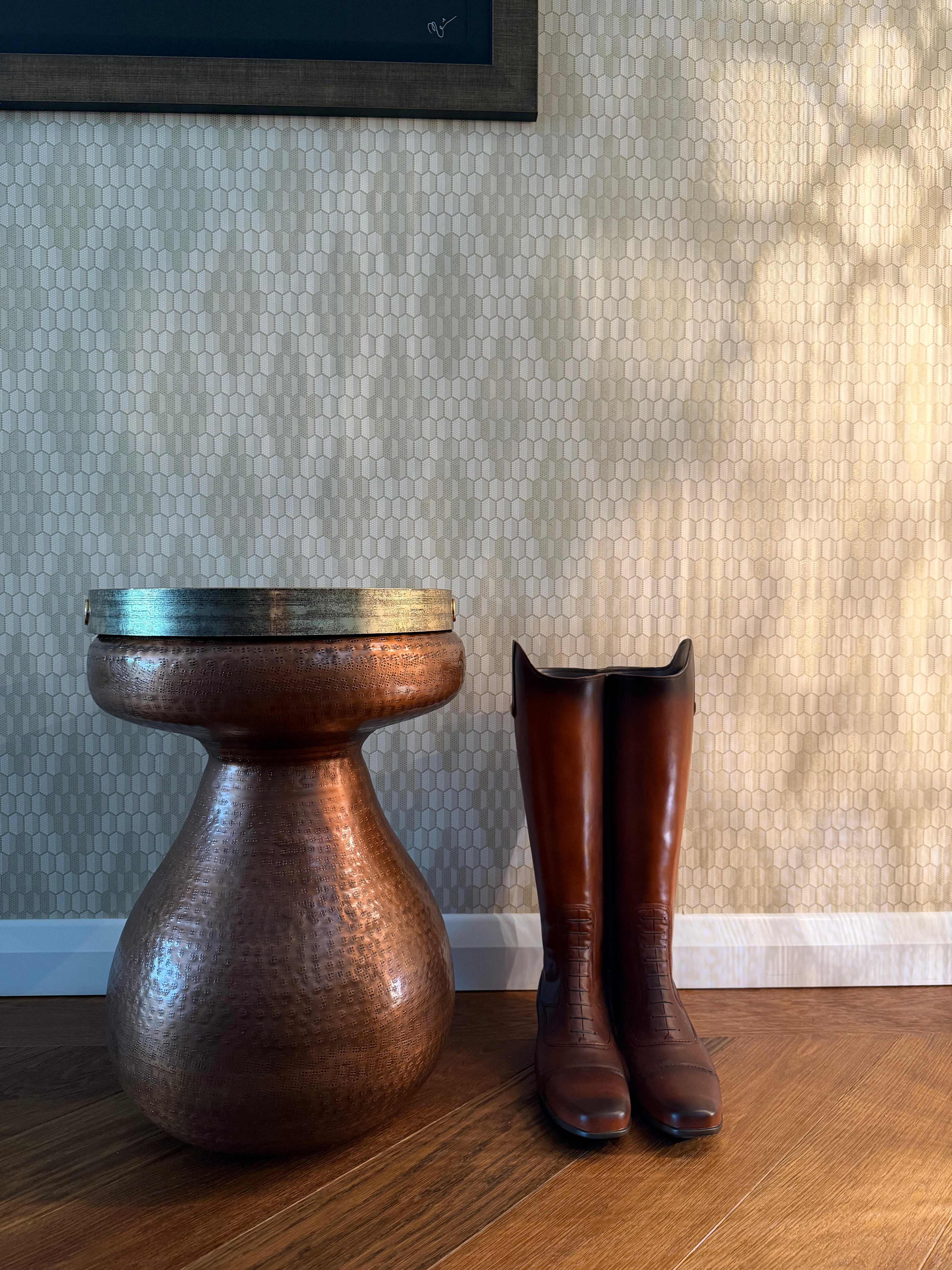 Rustic Boot Umbrella Stand