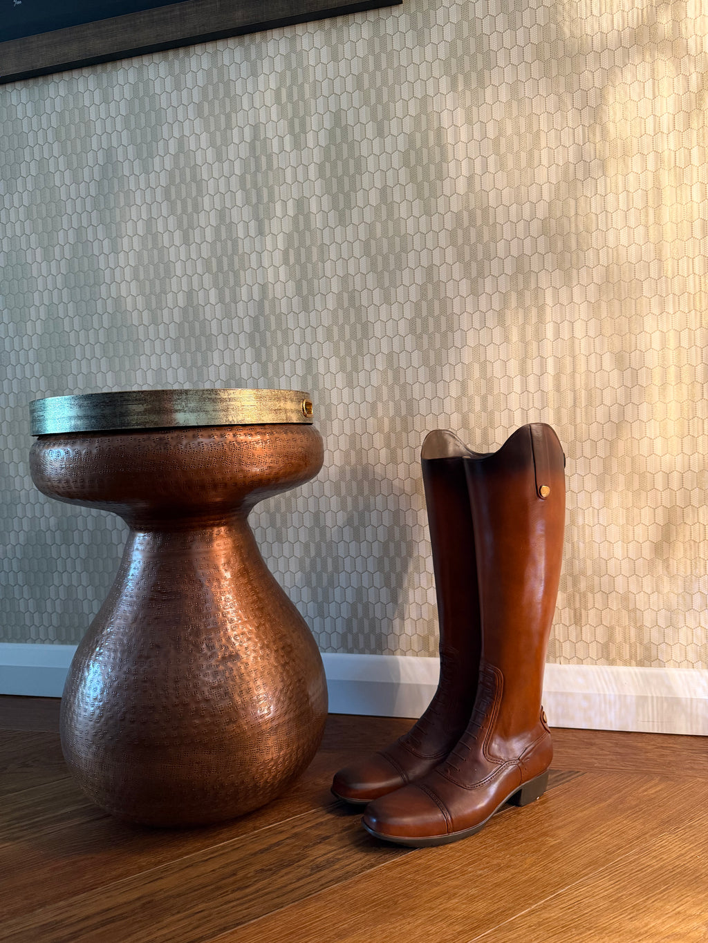 Rustic Boot Umbrella Stand