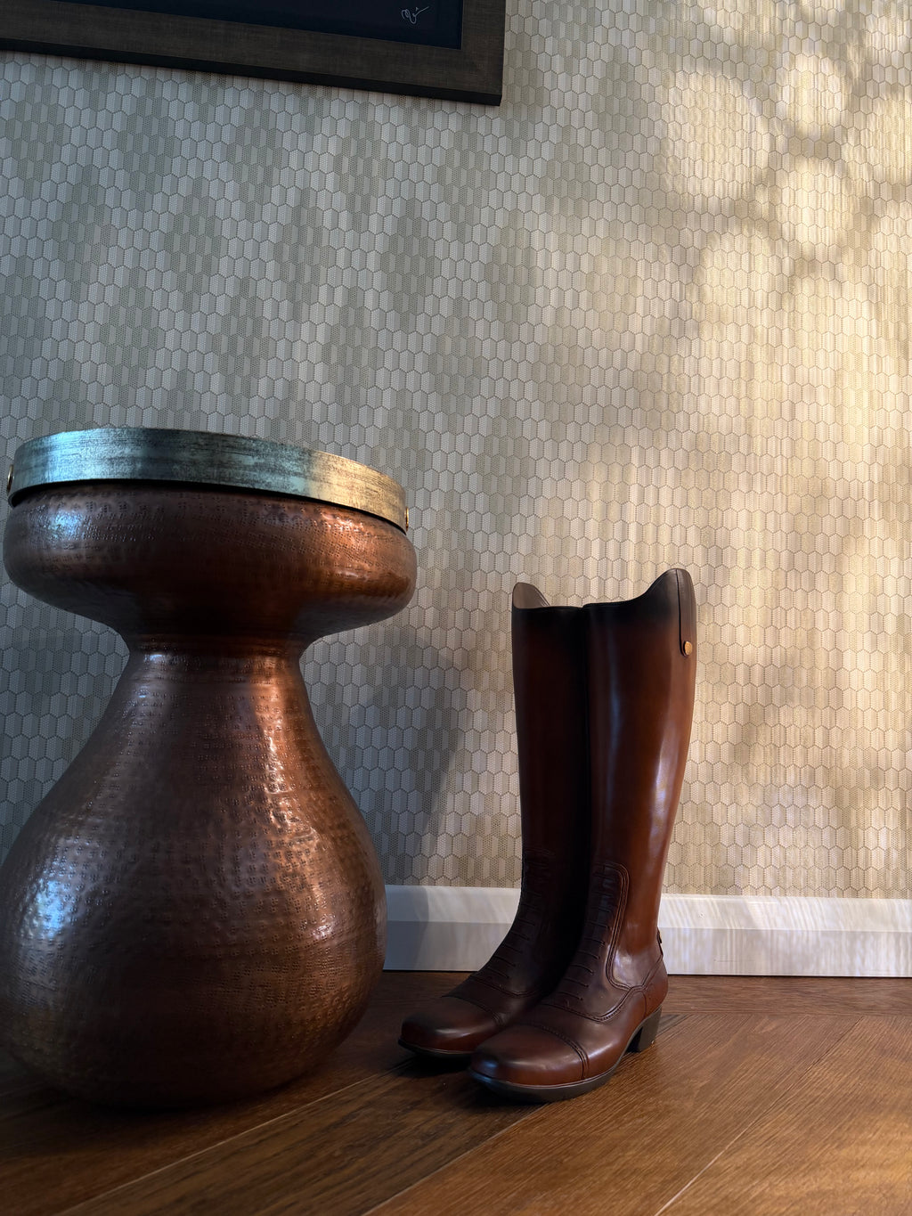 Rustic Boot Umbrella Stand