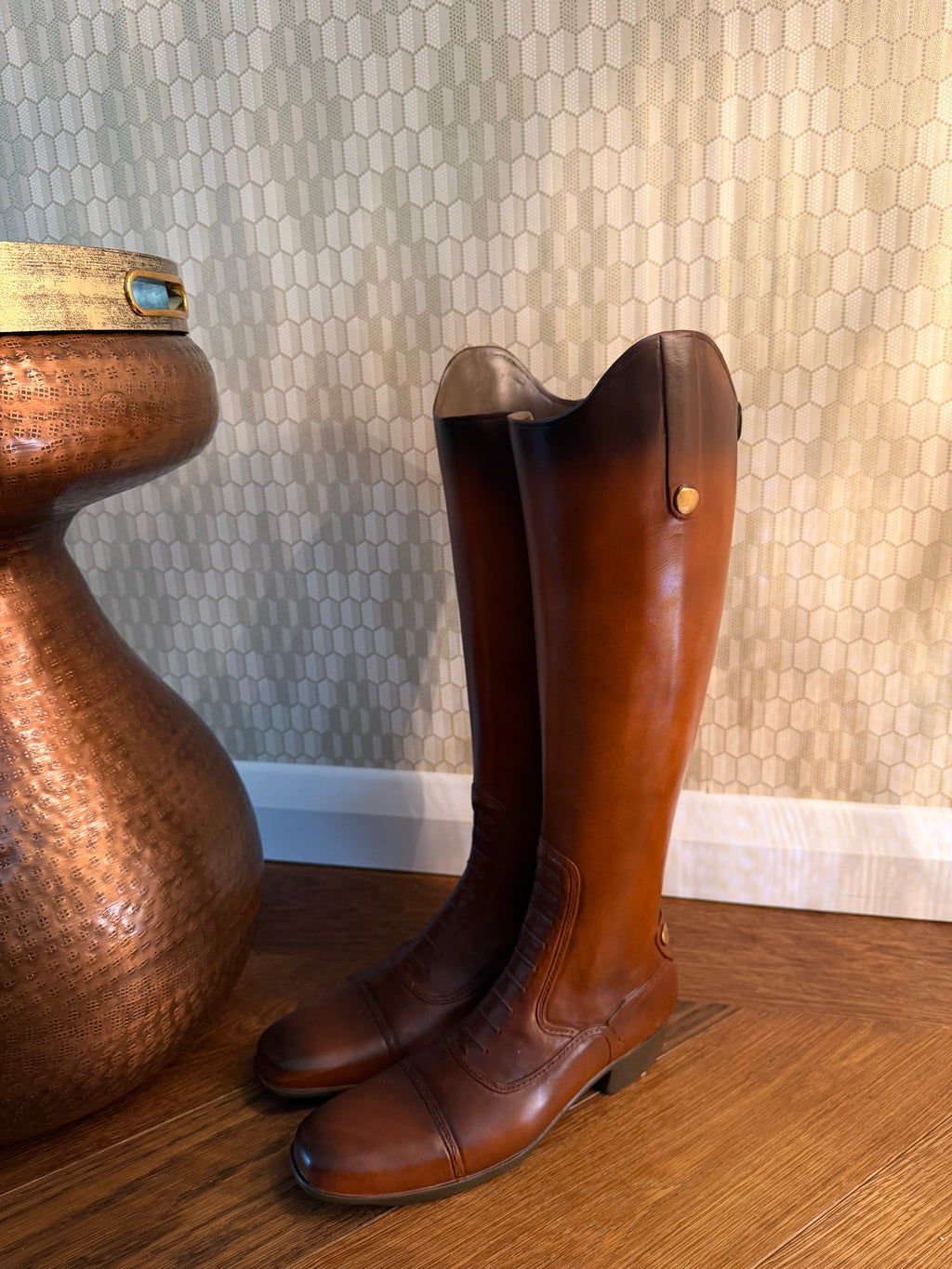 Rustic Boot Umbrella Stand