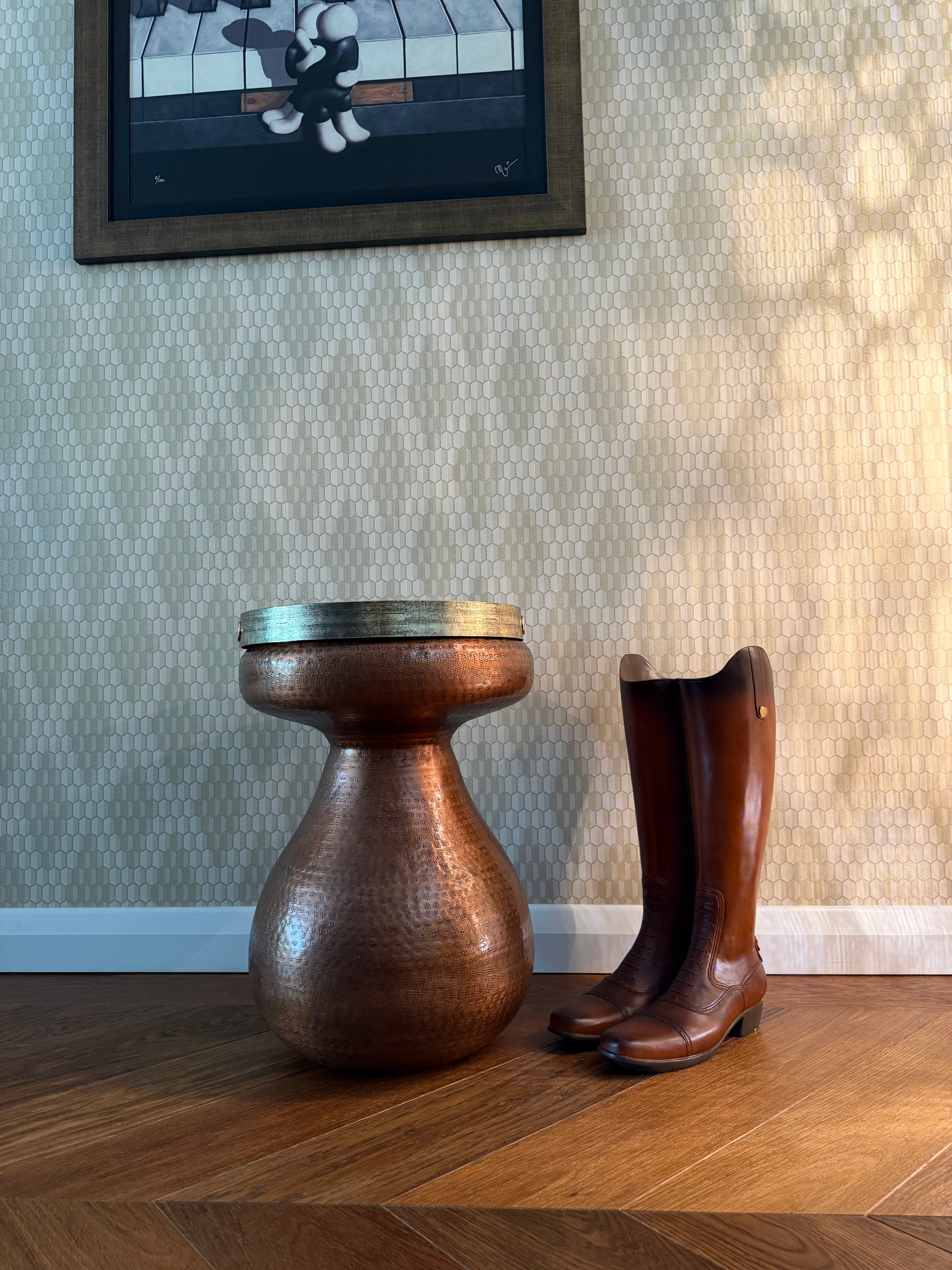 Rustic Boot Umbrella Stand