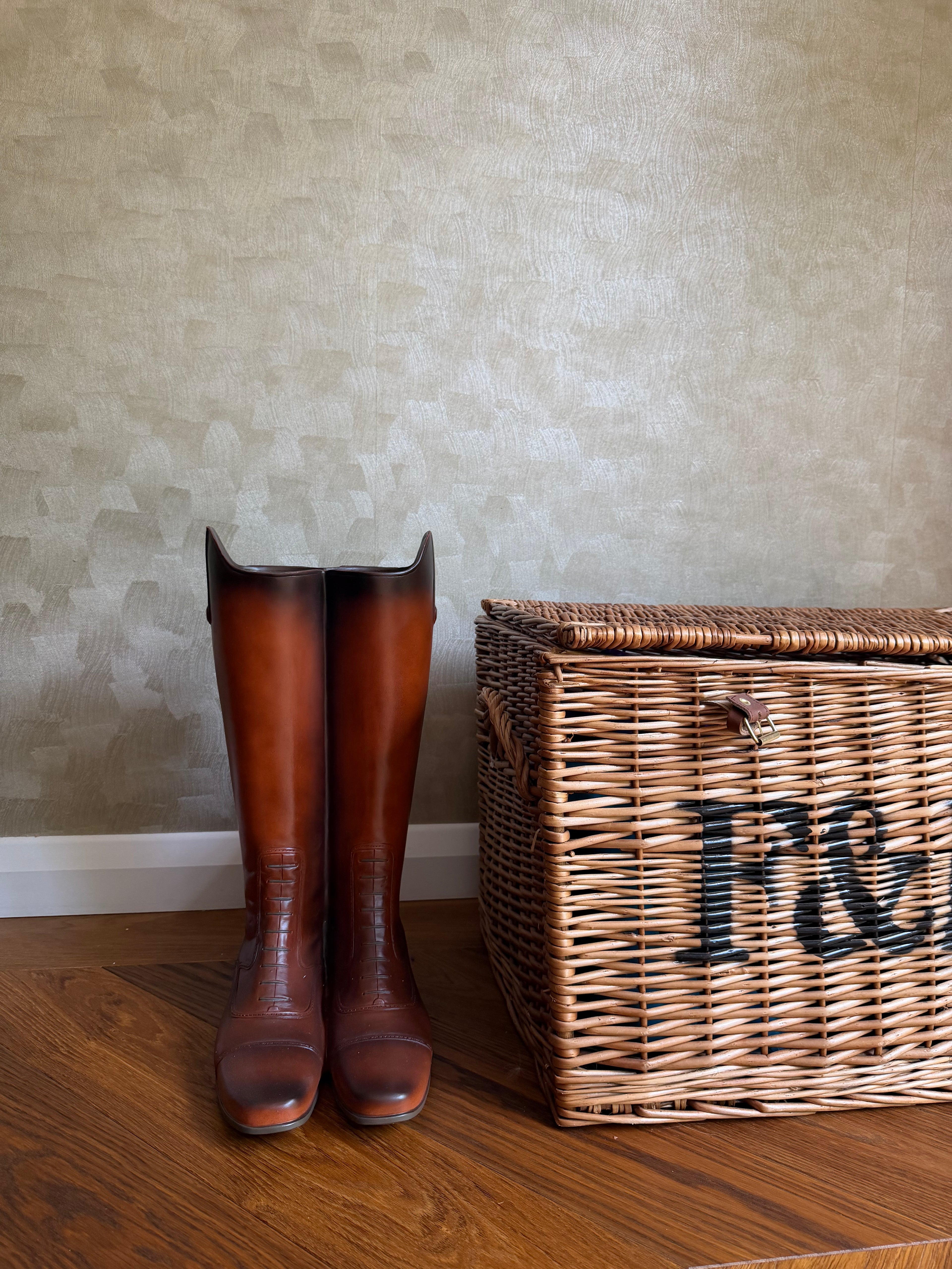 Rustic Boot Umbrella Stand
