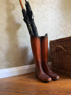 Rustic Boot Umbrella Stand
