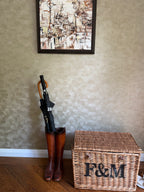 Rustic Boot Umbrella Stand