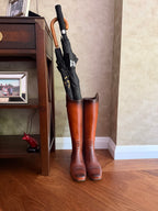 Rustic Boot Umbrella Stand