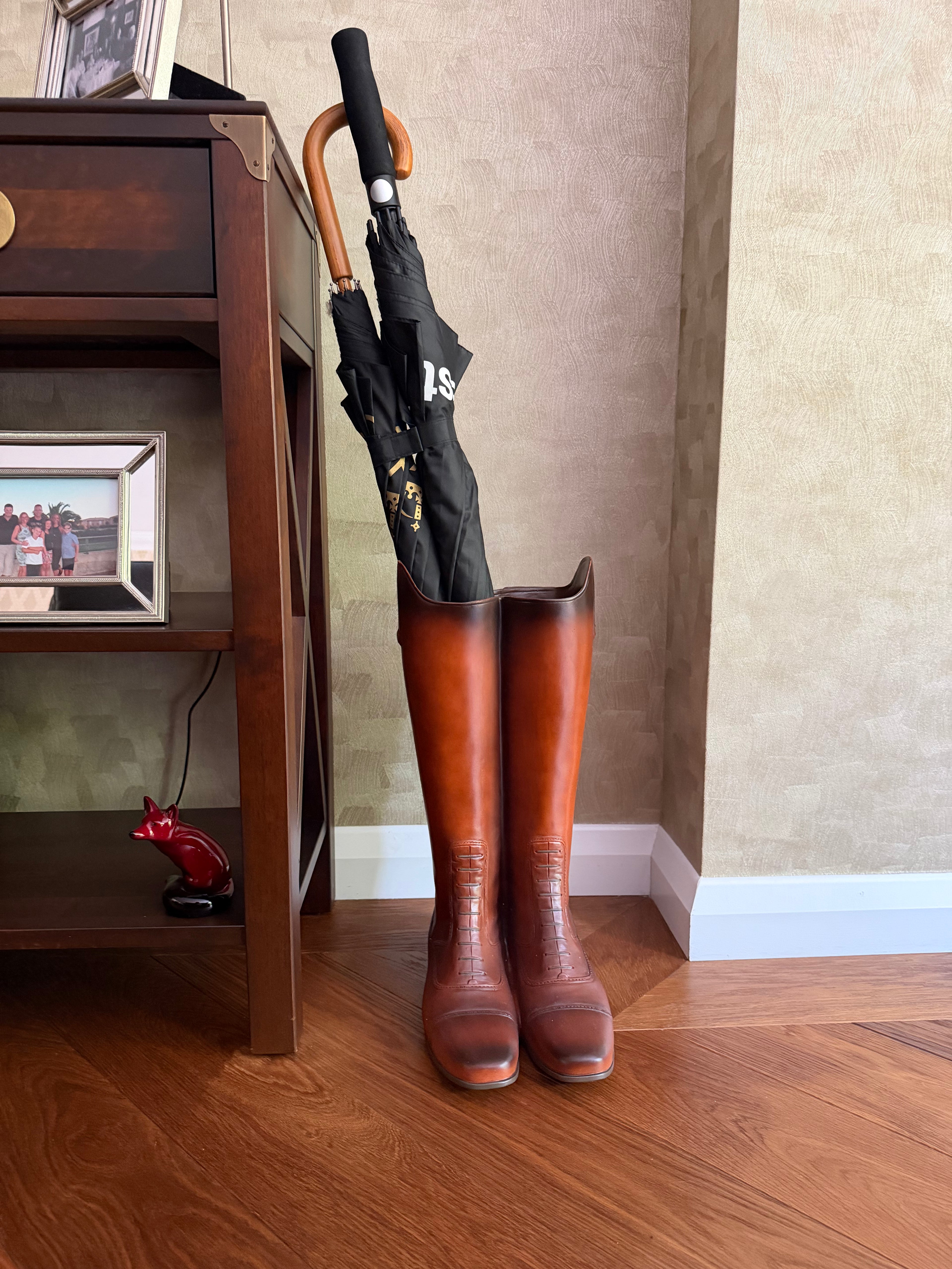 Rustic Boot Umbrella Stand