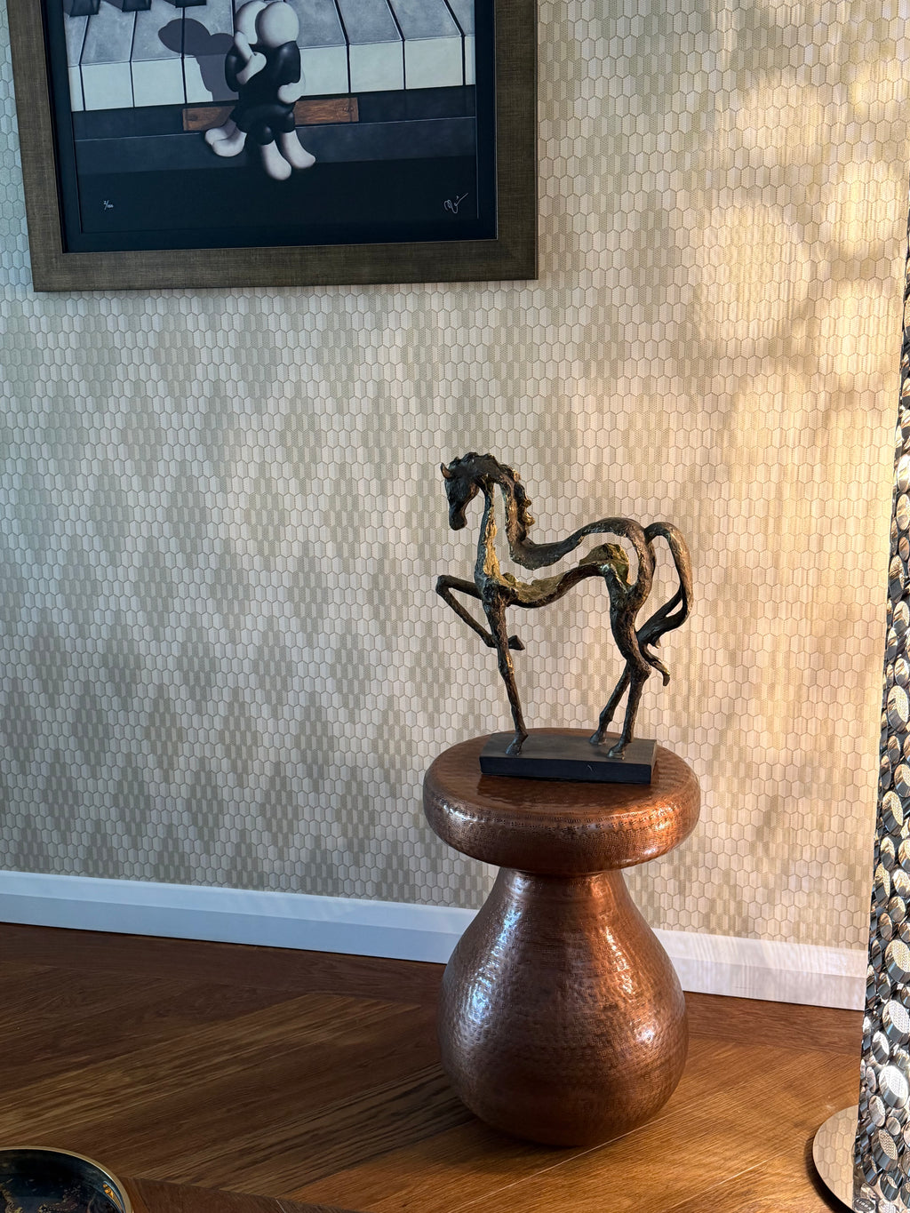 Majestic Prancing Horse Sculpture