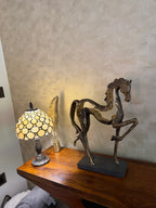 Majestic Prancing Horse Sculpture