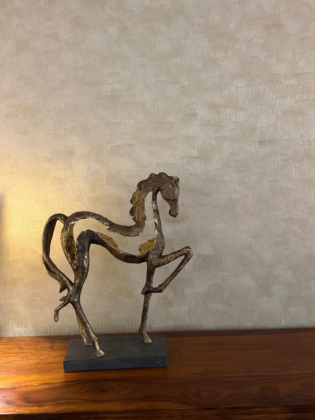 Majestic Prancing Horse Sculpture