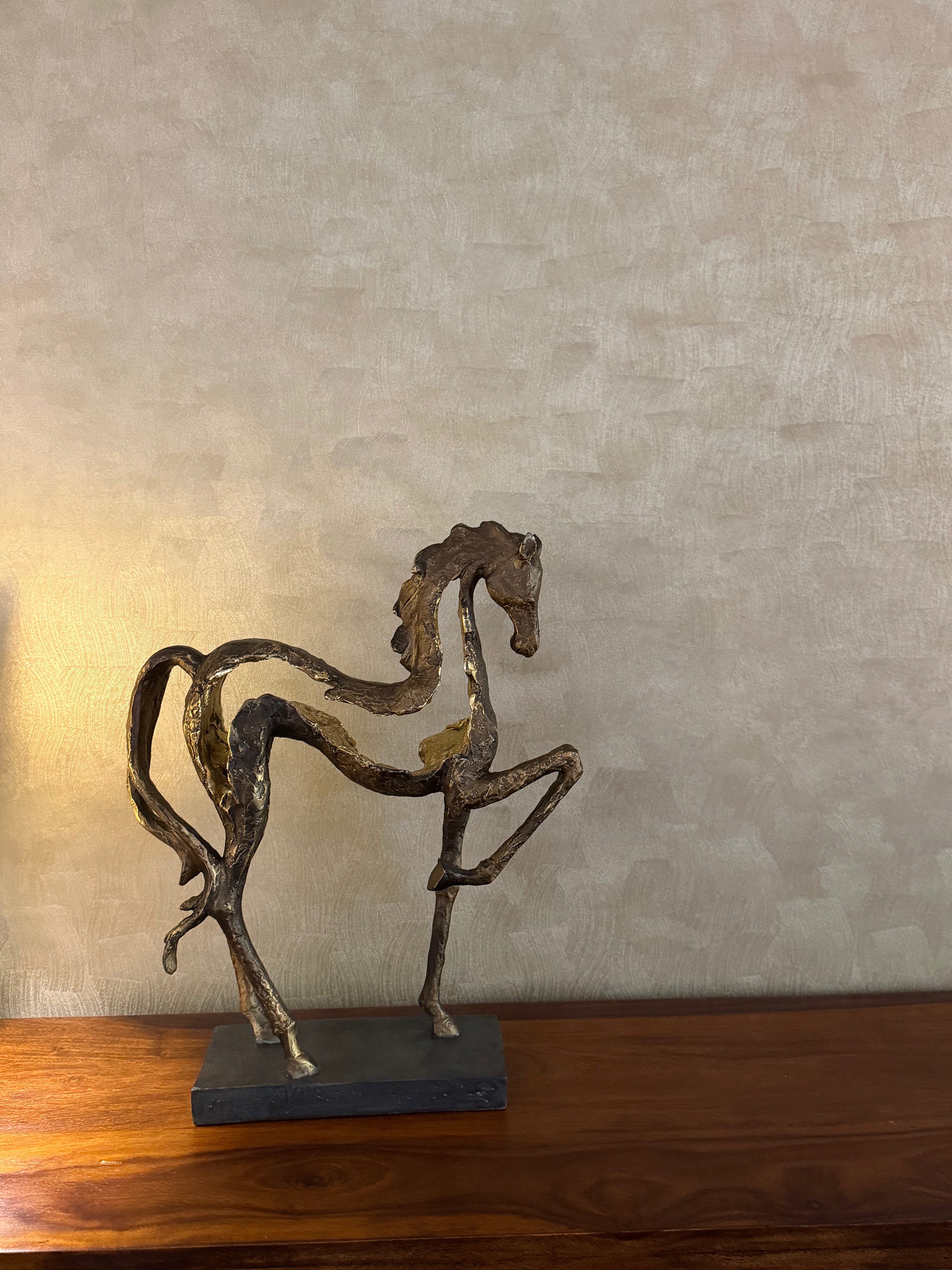 Majestic Prancing Horse Sculpture