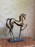 Majestic Prancing Horse Sculpture