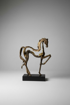 Majestic Prancing Horse Sculpture