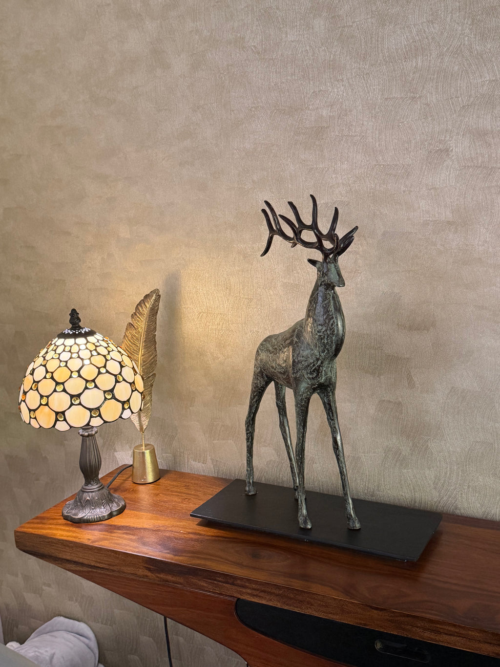 Aluminium Stag Sculpture - Medium
