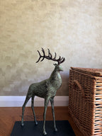 Aluminium Stag Sculpture - Medium