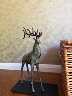 Aluminium Stag Sculpture - Medium