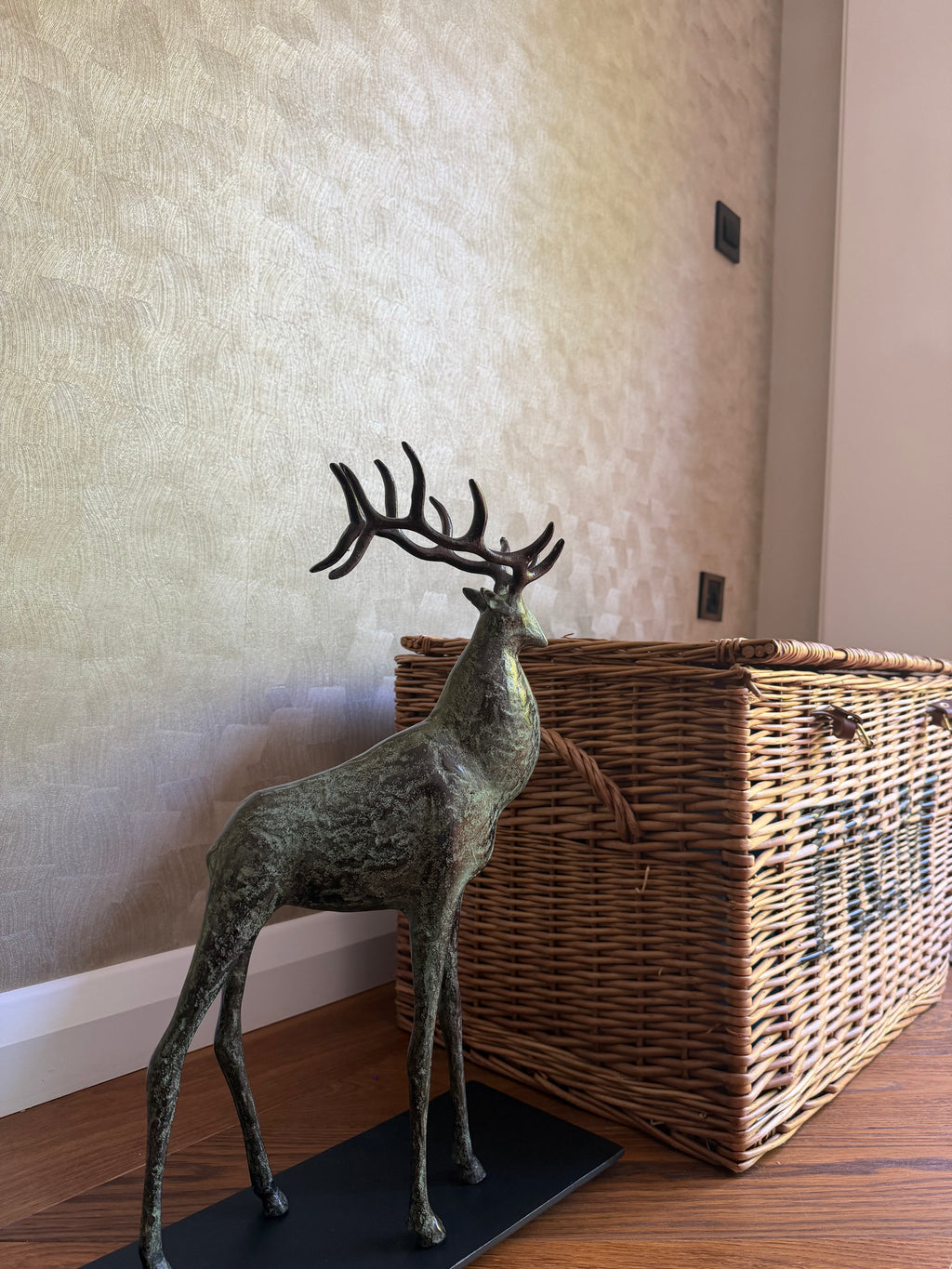 Aluminium Stag Sculpture - Medium