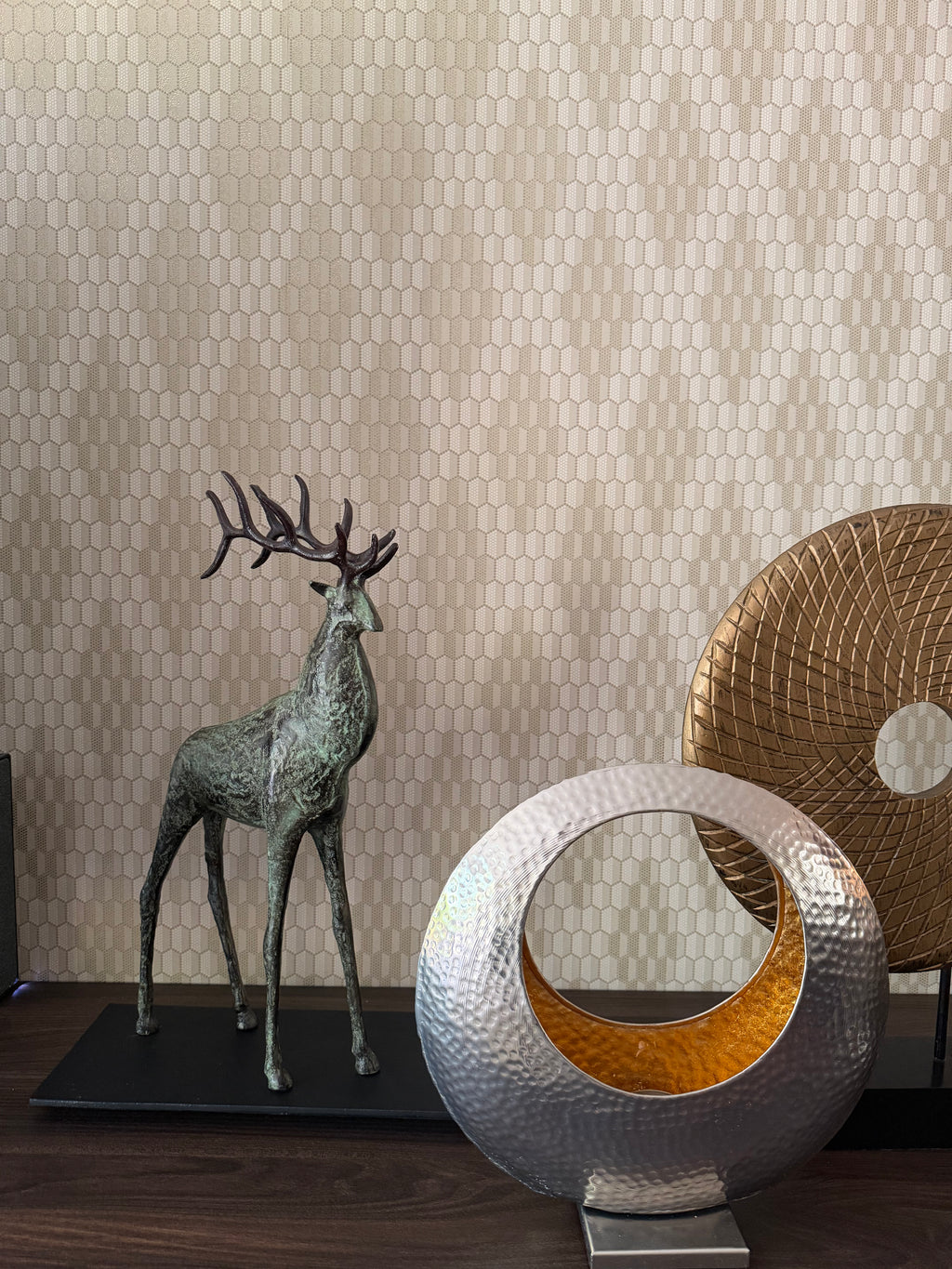 Aluminium Stag Sculpture - Medium