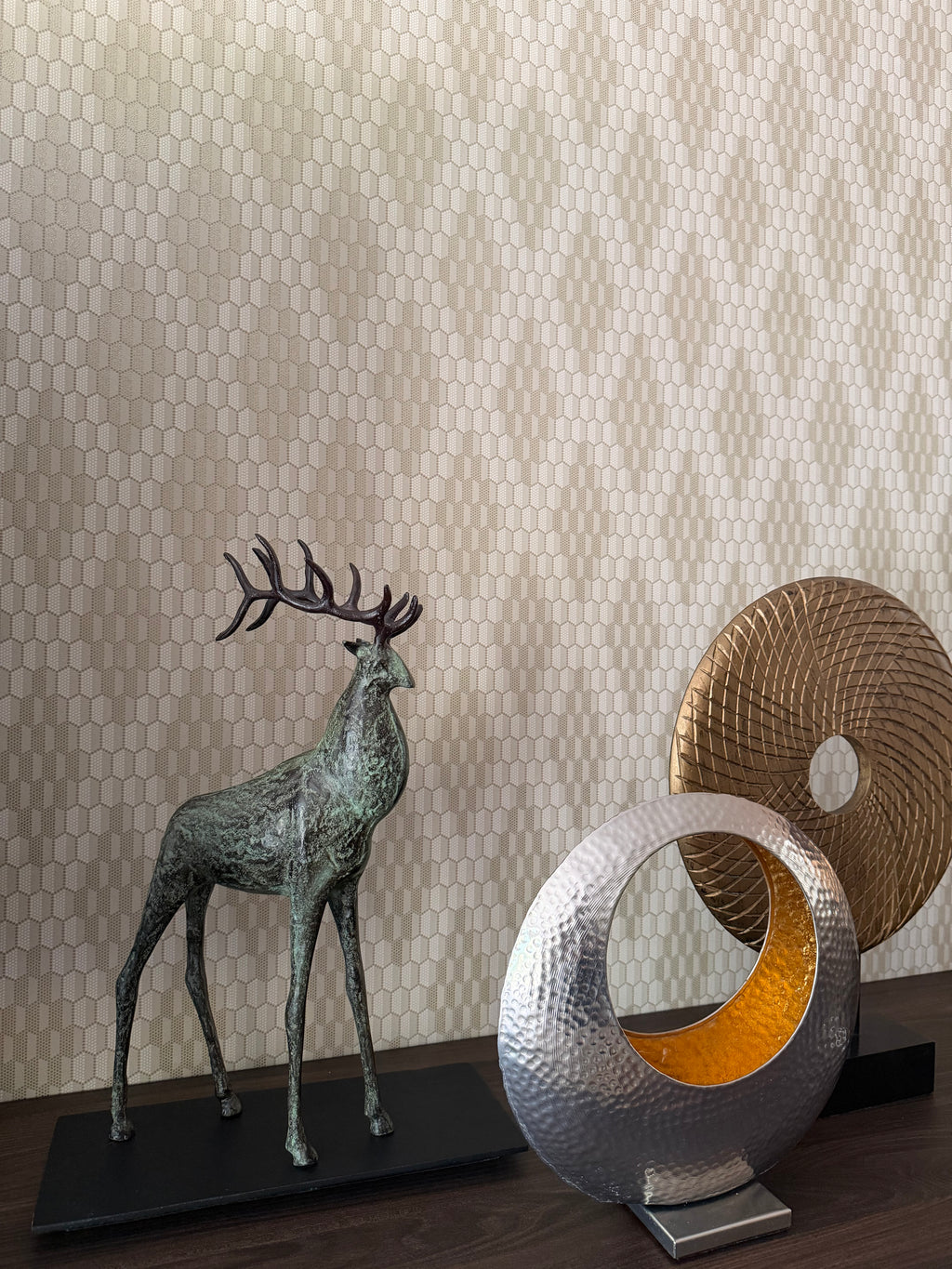 Aluminium Stag Sculpture - Medium