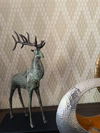Aluminium Stag Sculpture - Medium
