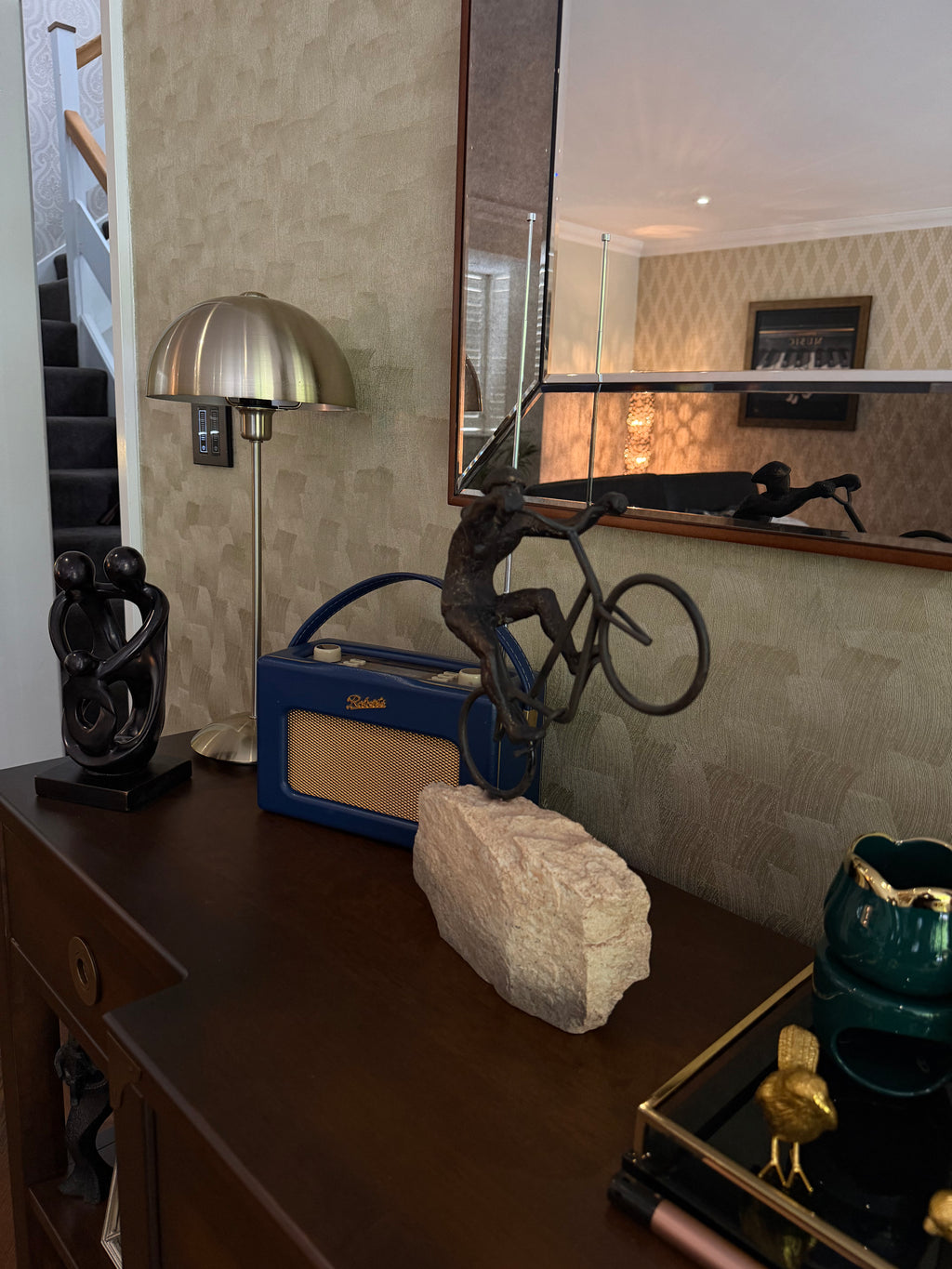 The Mountain Bike Rider Sculpture