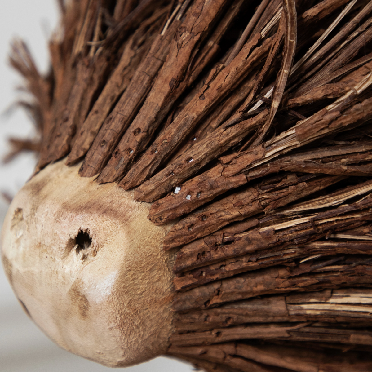 Stirling Standing Stag Wooden Sculpture Brown