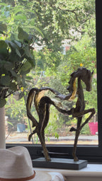 Majestic Prancing Horse Sculpture