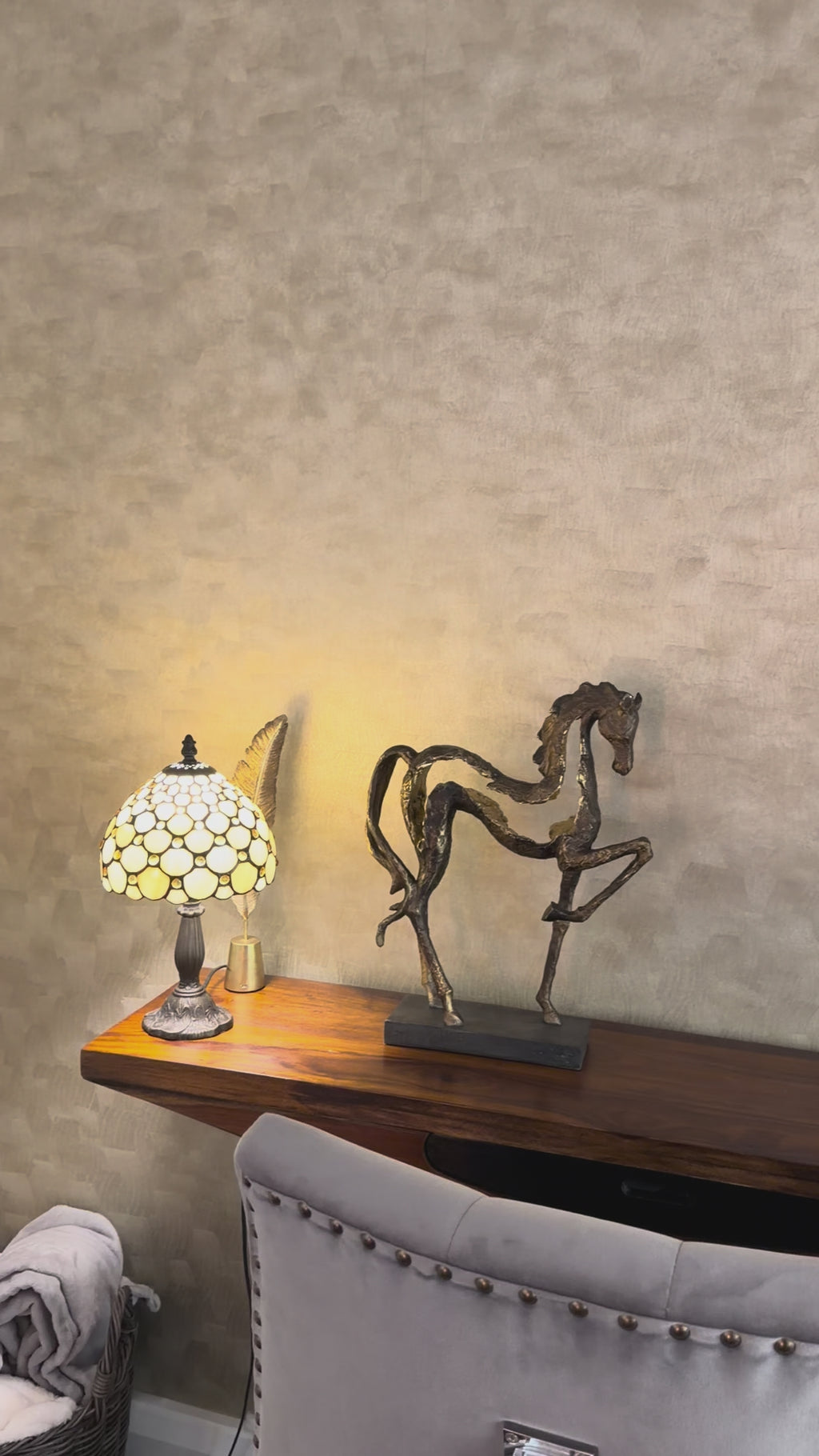 Majestic Prancing Horse Sculpture