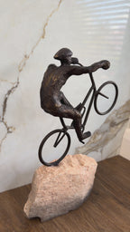 The Mountain Bike Rider Sculpture