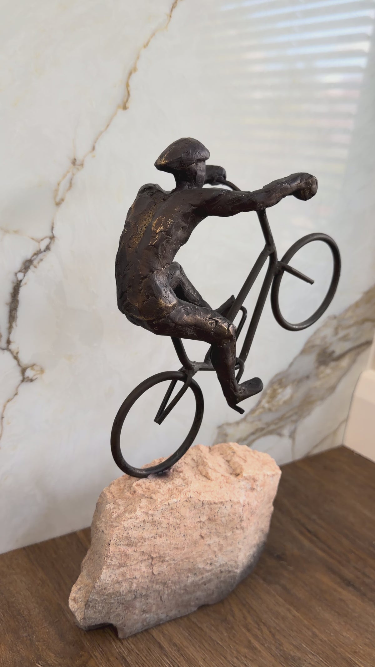 The Mountain Bike Rider Sculpture