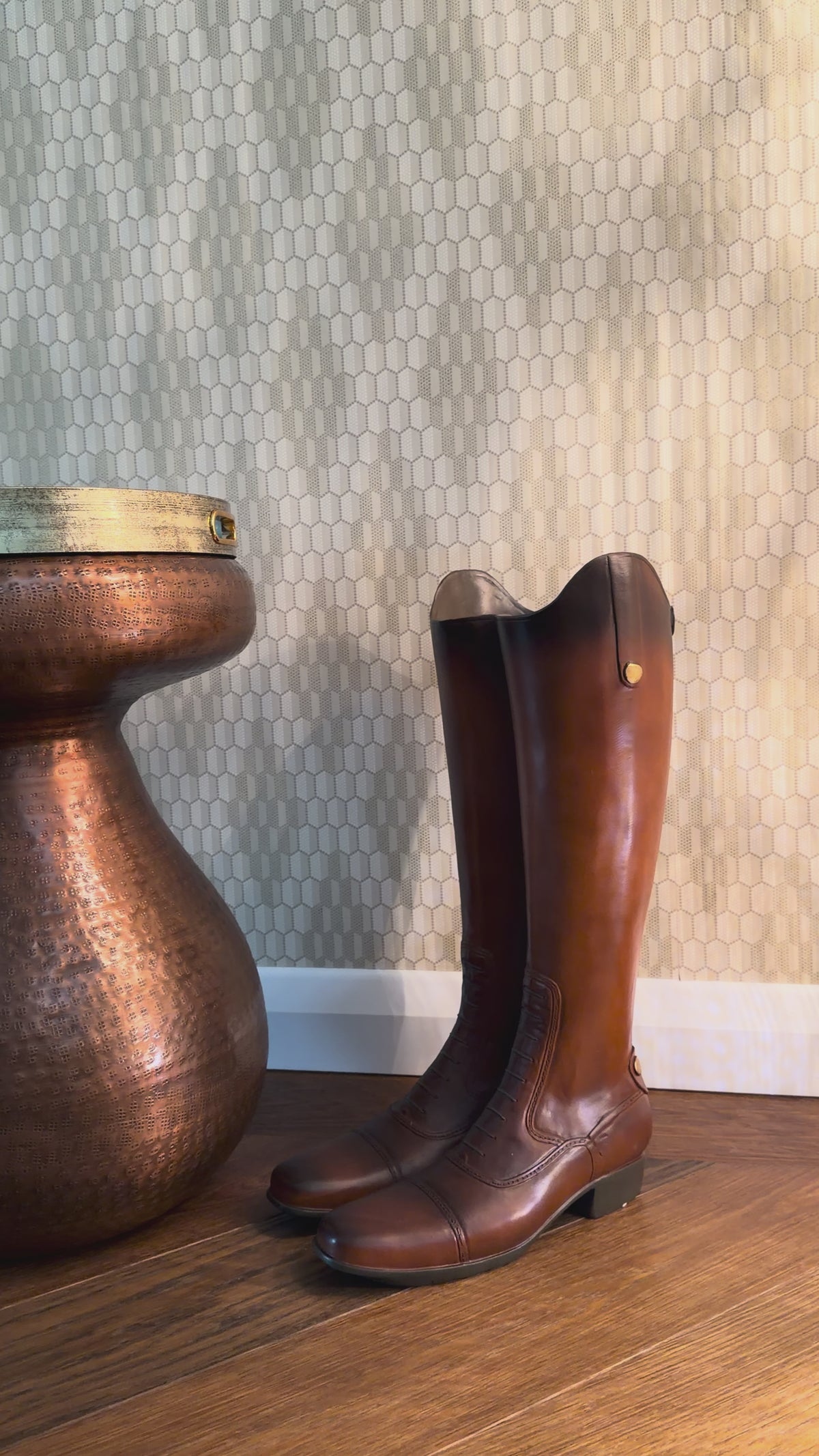 Rustic Boot Umbrella Stand