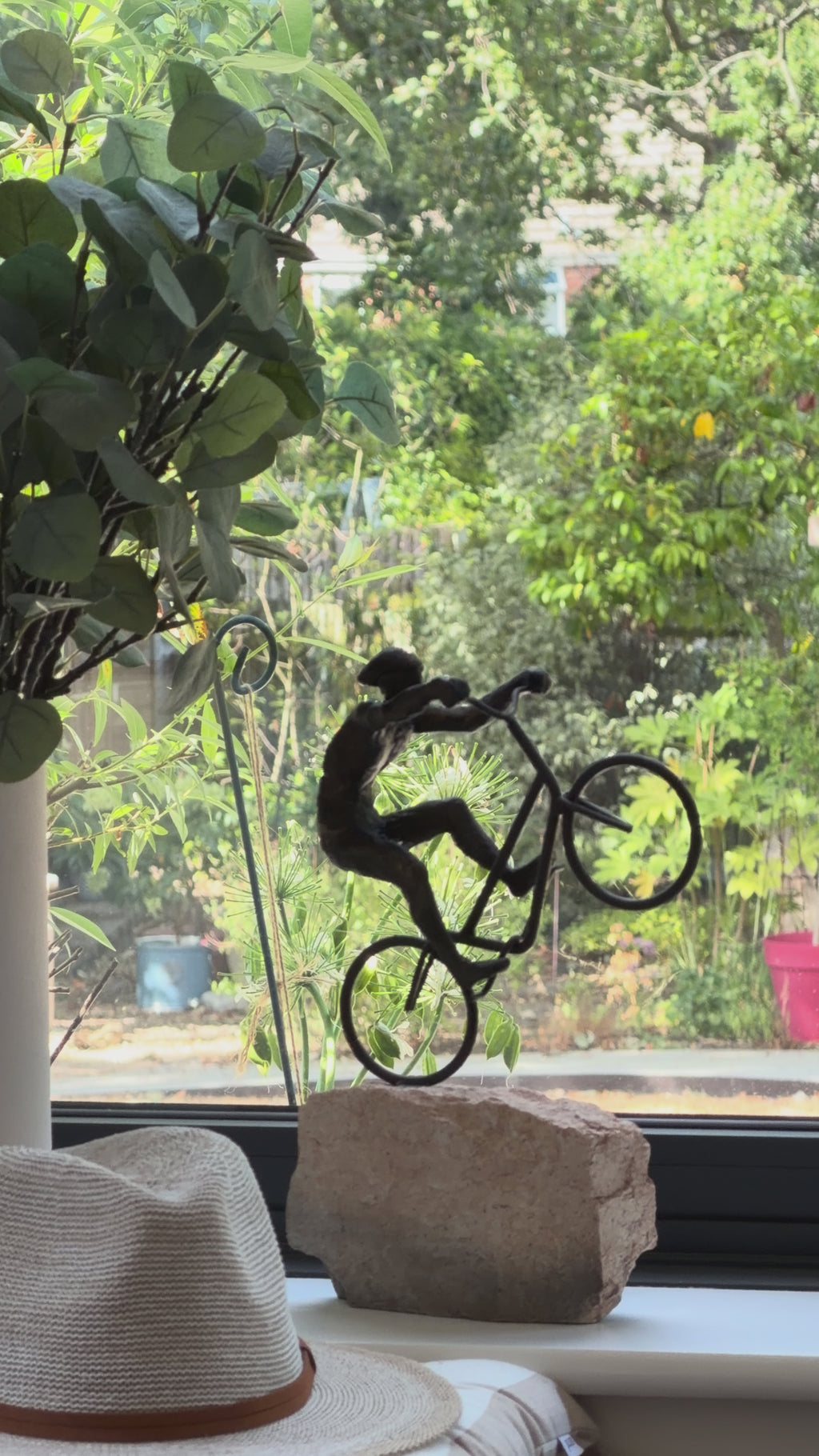 The Mountain Bike Rider Sculpture