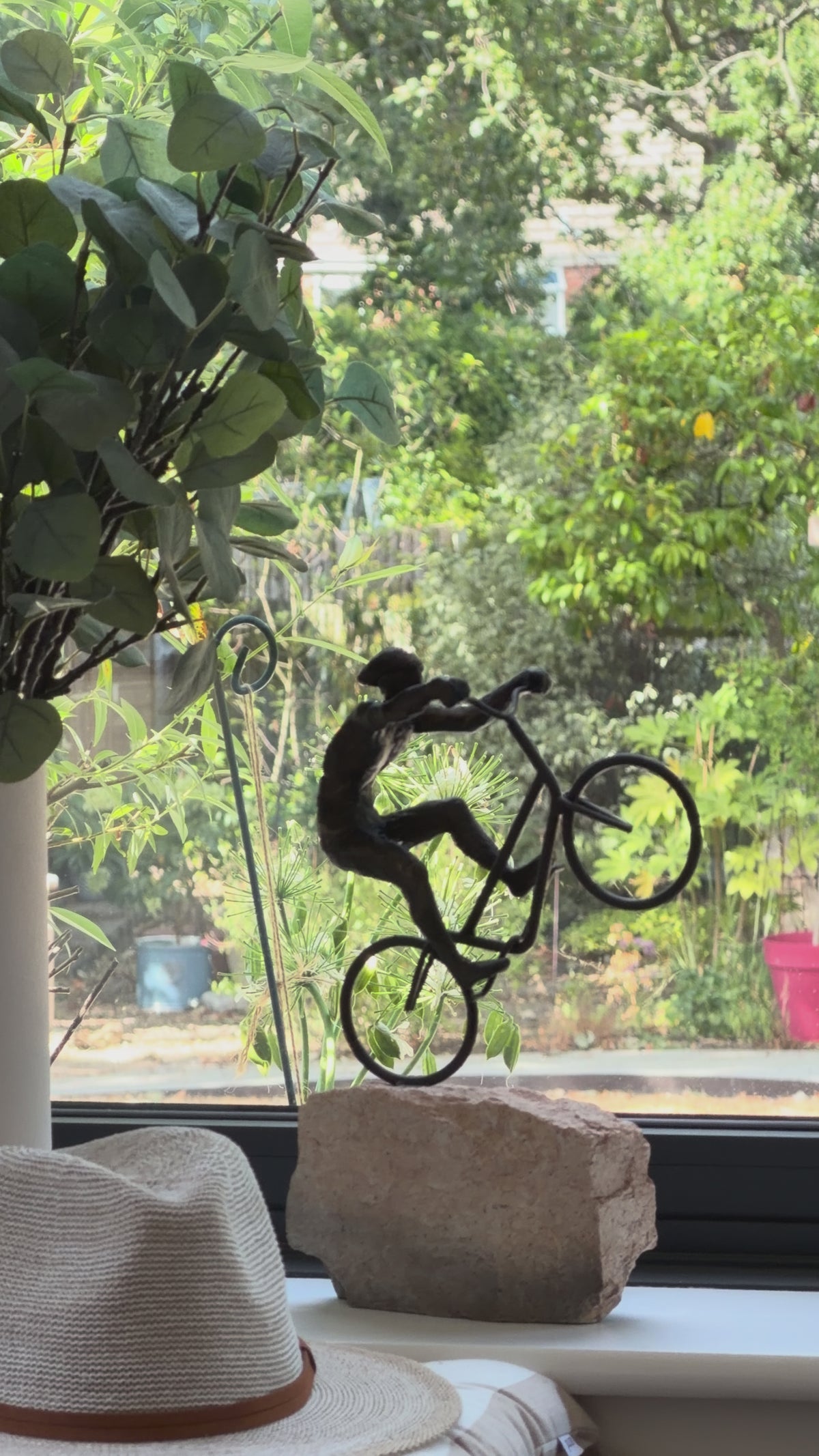 The Mountain Bike Rider Sculpture
