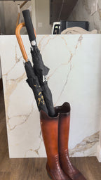 Rustic Boot Umbrella Stand