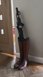 Rustic Boot Umbrella Stand